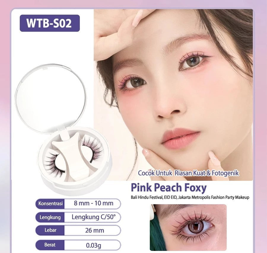 Natural Thick Adhesive-Free Magnetic Suction Eyelashes