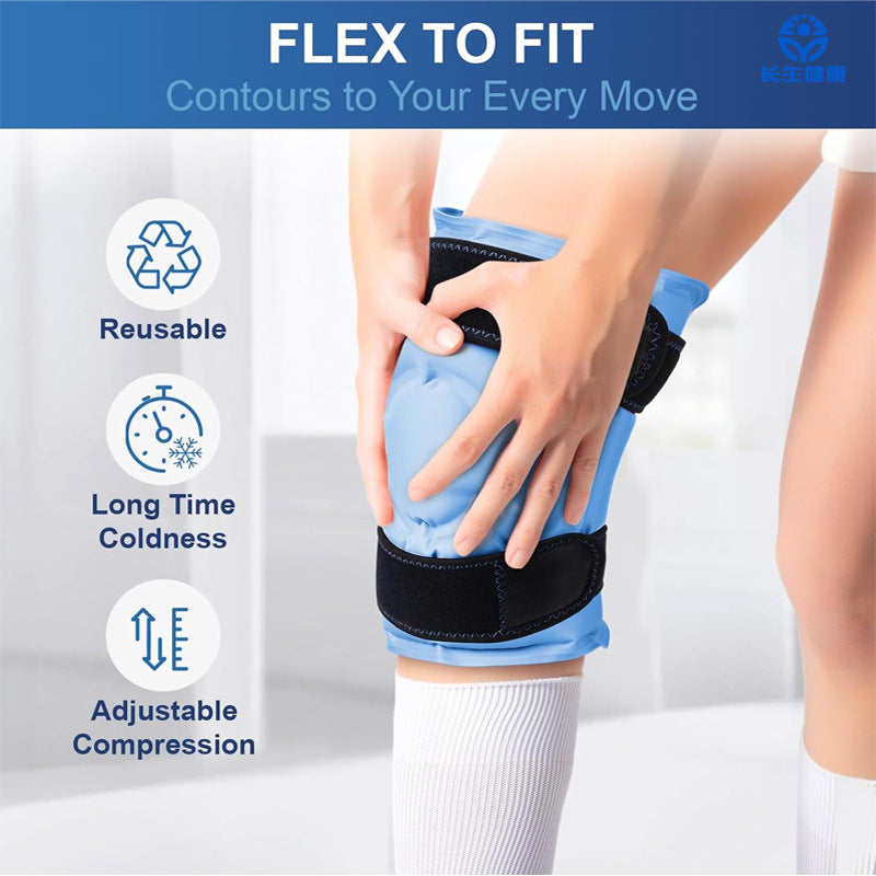 Gel Knee Pad with Ice Pack for Ultimate Sports Recovery