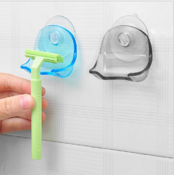 Suction Cup Razor Holder for Bathroom Storage