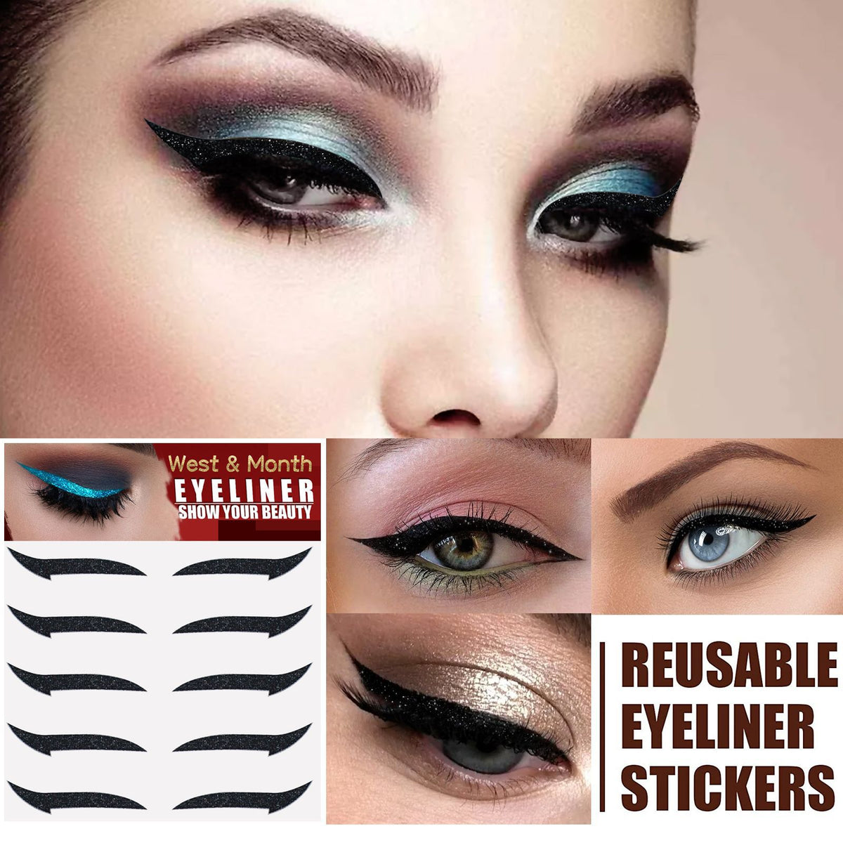 Self-Adhesive Double Eyelid Stickers for Stunning Eye Makeup