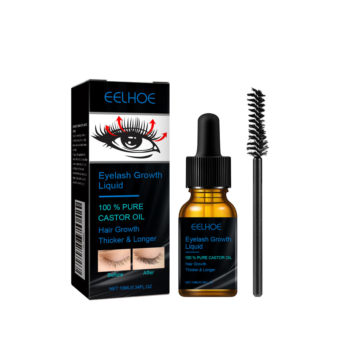 Castor Oil Eyelash Growth Mascara & Moisturizing Treatment