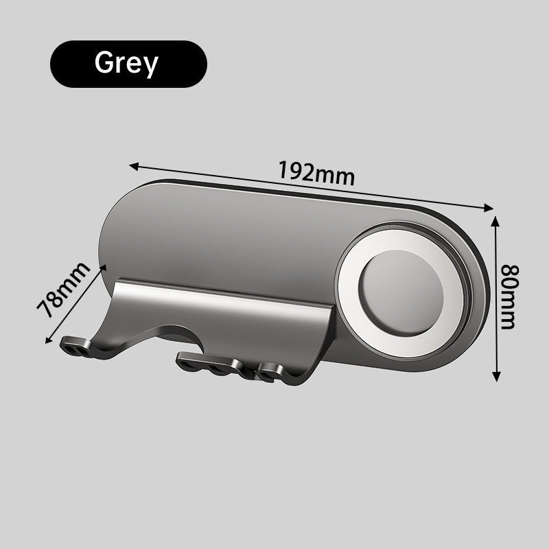 No-Drill Magnetic Hair Dryer Wall Mount Holder