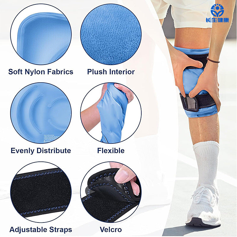 Gel Knee Pad with Ice Pack for Ultimate Sports Recovery