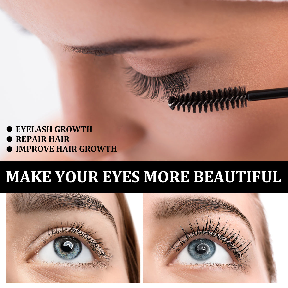 Castor Oil Eyelash Growth Mascara & Moisturizing Treatment