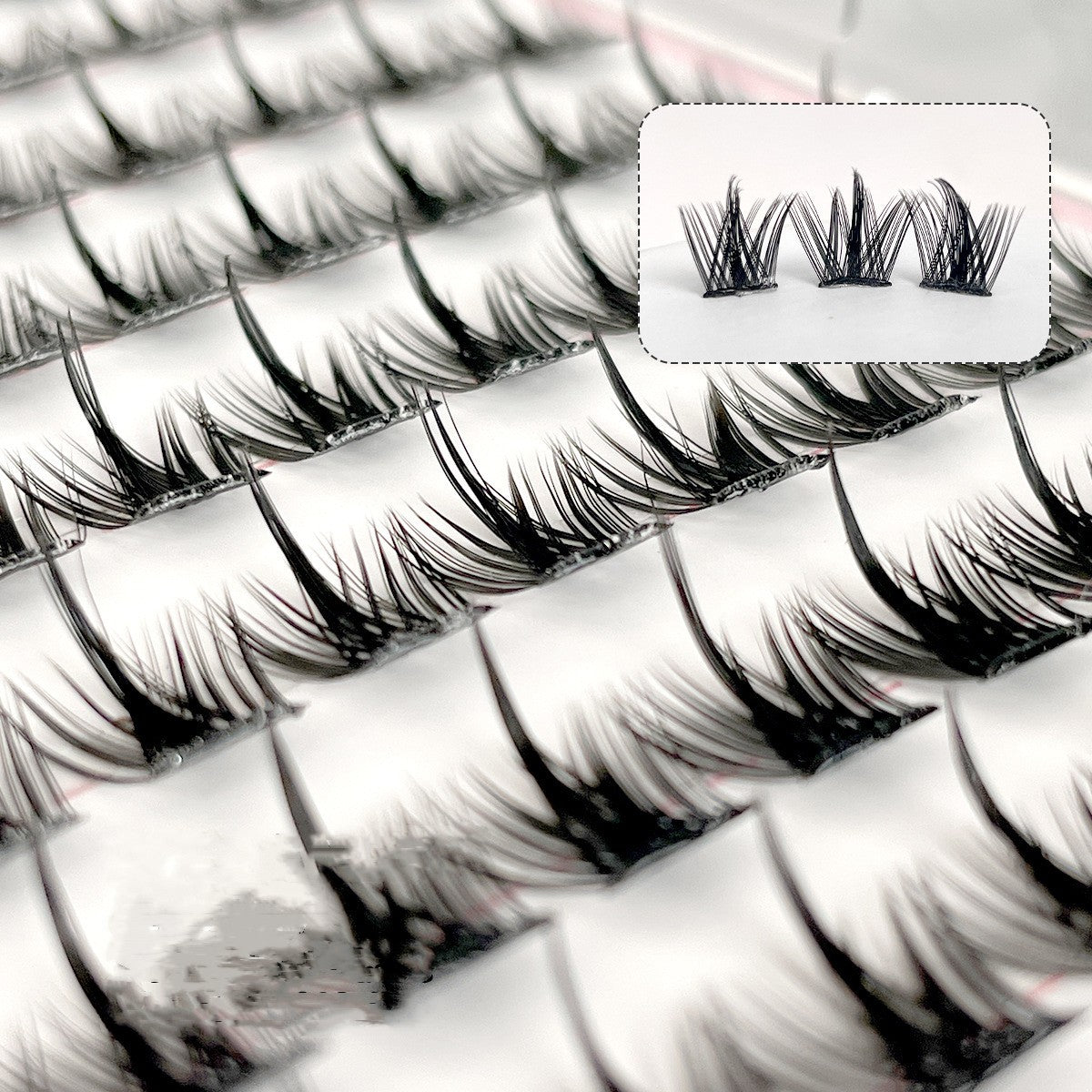 Demon Manga Natural Lashes - 12mm Adhesive-Free Beginner-Friendly
