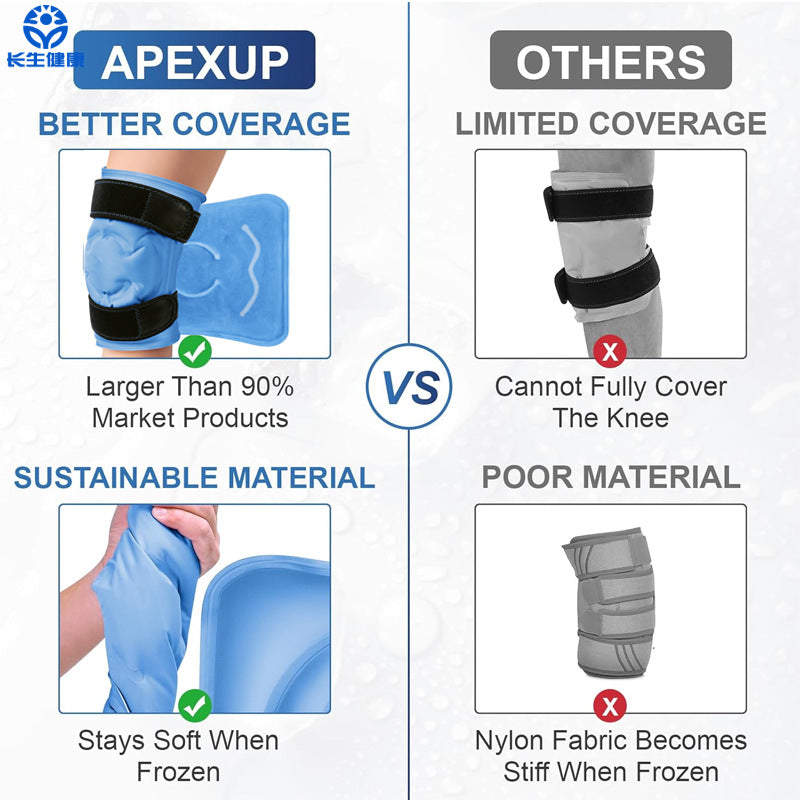 Gel Knee Pad with Ice Pack for Ultimate Sports Recovery