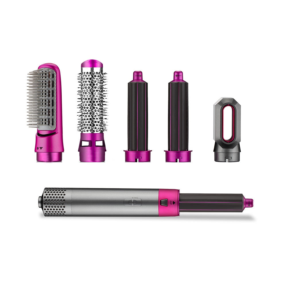 5-in-1 Professional Hot Air Brush and Hair Dryer