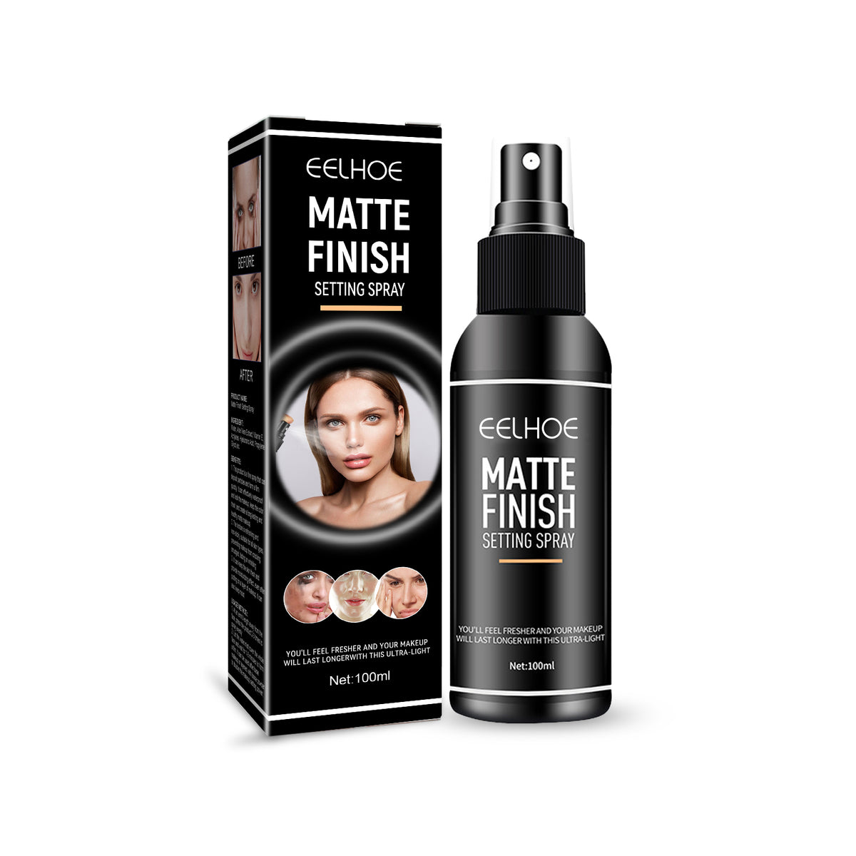 Ultimate Matte Setting Spray - Long-lasting Oil Control & Waterproof