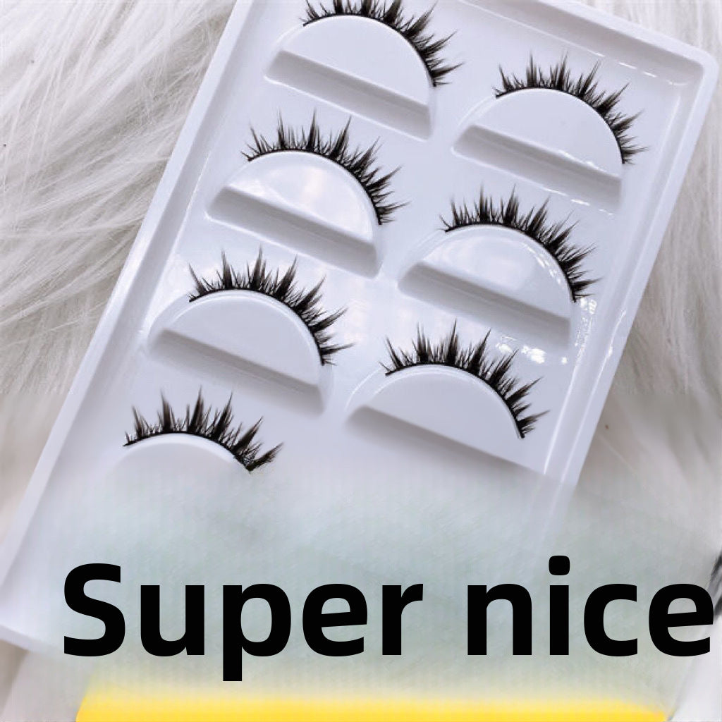 Devilish Cartoon Bushy Black Terrier False Eyelashes 8-12mm