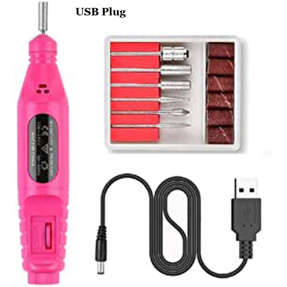 Professional Electric Nail Drill Machine Kit for Gel Removal and Nail Art