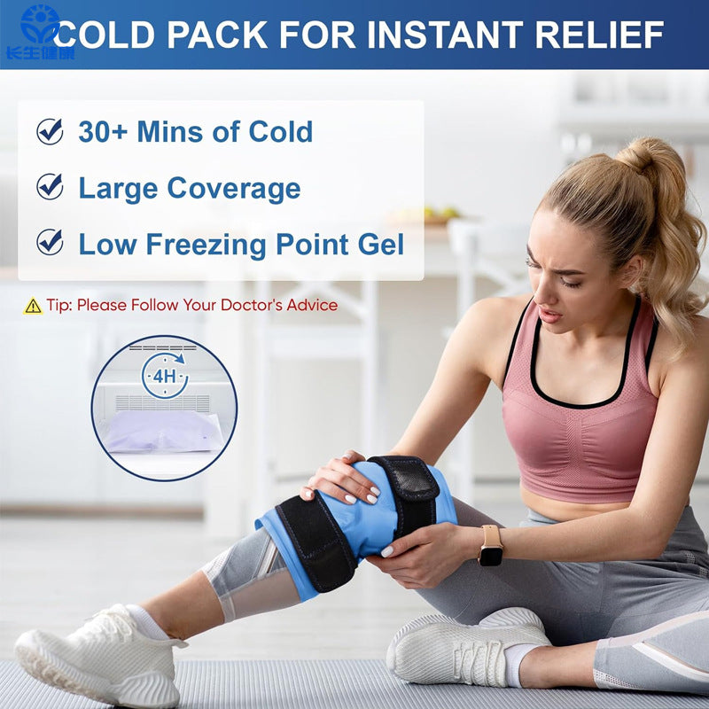 Gel Knee Pad with Ice Pack for Ultimate Sports Recovery