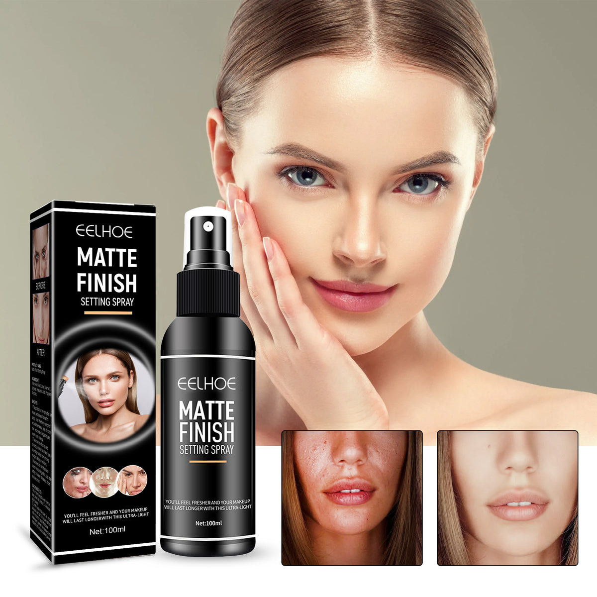 Ultimate Matte Setting Spray - Long-lasting Oil Control & Waterproof