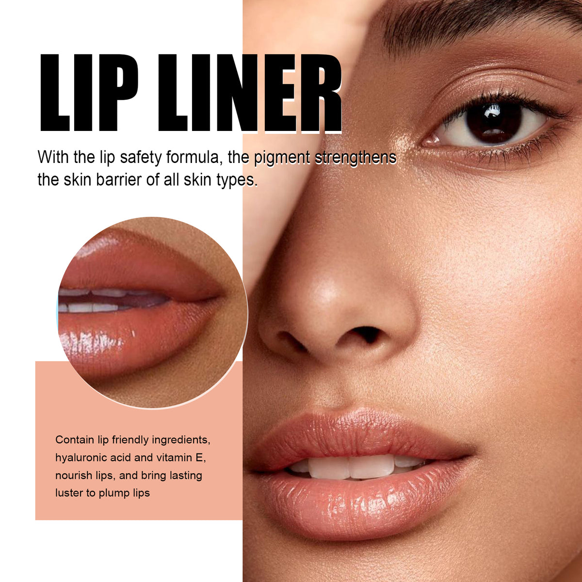Peel Lip Liner - Waterproof, Non-Smudging Define & Colour Formula