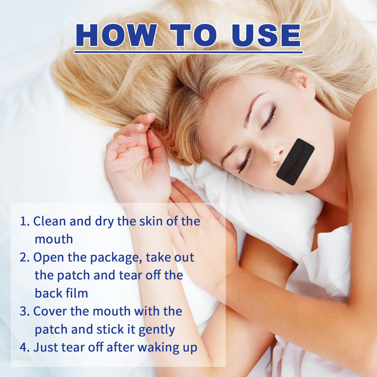 Mouth Tape for Snoring Relief and Improved Sleep Quality