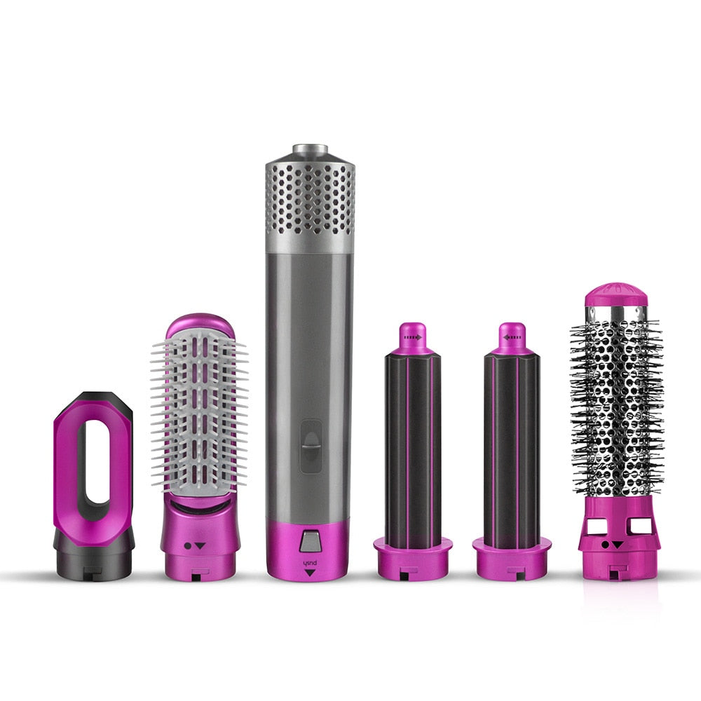 5-in-1 Professional Hot Air Brush and Hair Dryer
