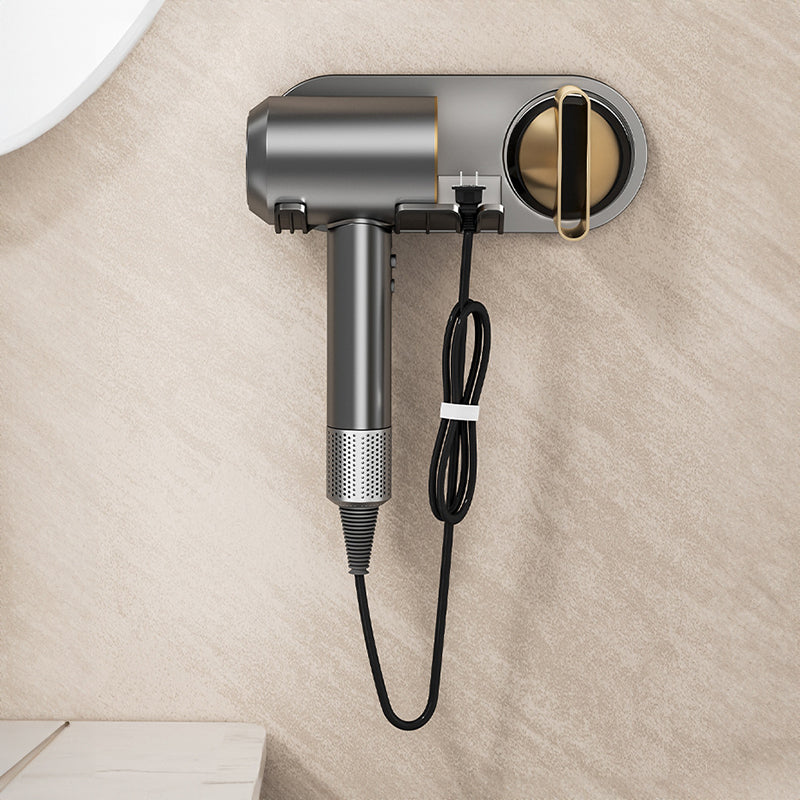 No-Drill Magnetic Hair Dryer Wall Mount Holder