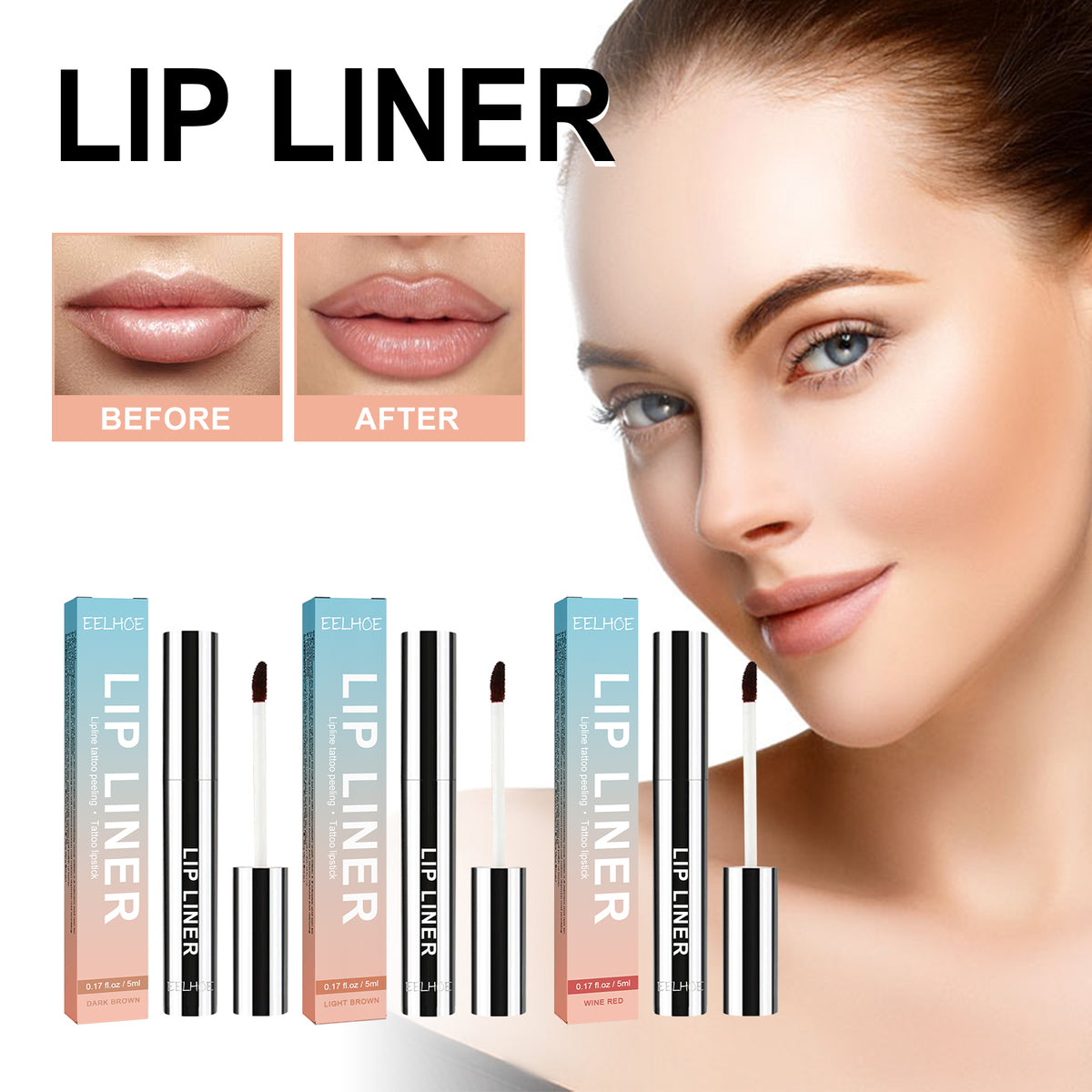 Peel Lip Liner - Waterproof, Non-Smudging Define & Colour Formula