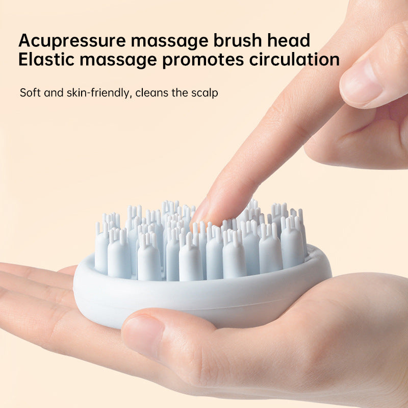 Gentle Silicone Baby Bath Brush for Scalp and Body Massage