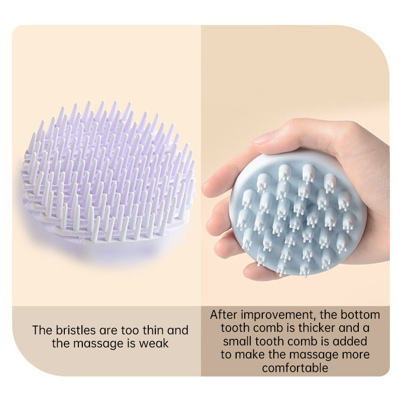 Gentle Silicone Baby Bath Brush for Scalp and Body Massage